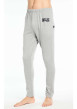 Thumbnail Pantalon de pyjama gris uni en coton coupe fuselée - Image 4