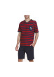 Thumbnail Pyjama court marine en coton - Image 2