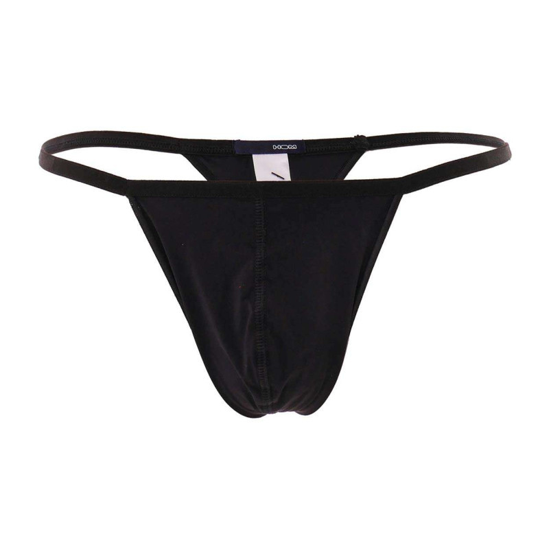 Hom - String Plume Anthracite Uni Avec Ceinture élastiquée - Gris