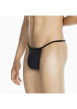 Thumbnail String Plume anthracite uni avec ceinture élastiquée - Image 2