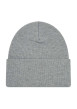 Thumbnail Bonnet gris uni avec logo brodé - Image 2