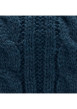Thumbnail Bonnet marine à revers gris et jaune et à pompons interchangeables - Image 2