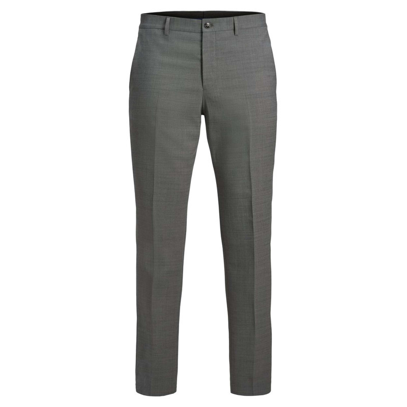 Premium By Jack & Jones - Pantalon De Costume Solaris Gris Uni Coupe Slim - Gris