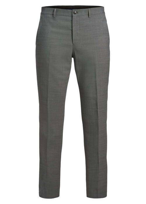 Pantalon de costume Solaris gris uni coupe slim