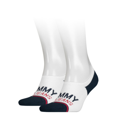 Lot de 2 paires de socquettes blanches en coton...