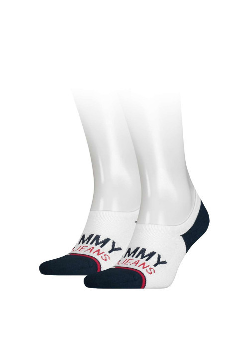 Lot de 2 paires de socquettes blanches en coton uni