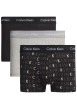 Thumbnail Lot de 3 Boxers noirs avec inscriptions Calvin Klein pour homme en coton