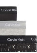 Thumbnail Lot de 3 Boxers noirs avec inscriptions Calvin Klein pour homme en coton - Image 2