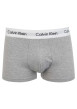 Thumbnail Lot de 3 Boxers en coton multicolores unis avec taille élastiquée et marque - Image 3