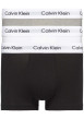 Thumbnail Lot de 3 Boxers en coton multicolores unis avec taille élastiquée et marque - Image 9