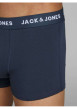 Thumbnail Lot de 3 Boxers en coton marine uni avec une coupe longue et nom iconique - Image 3