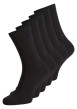 Thumbnail Lot de 5 paires de chaussettes hautes noires unies