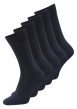 Thumbnail Lot de 5 paires de chaussettes hautes multicolores unies - Image 5