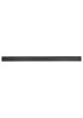 Thumbnail Ceinture noire unie avec une boucle métallique argentée rectangle - Image 3