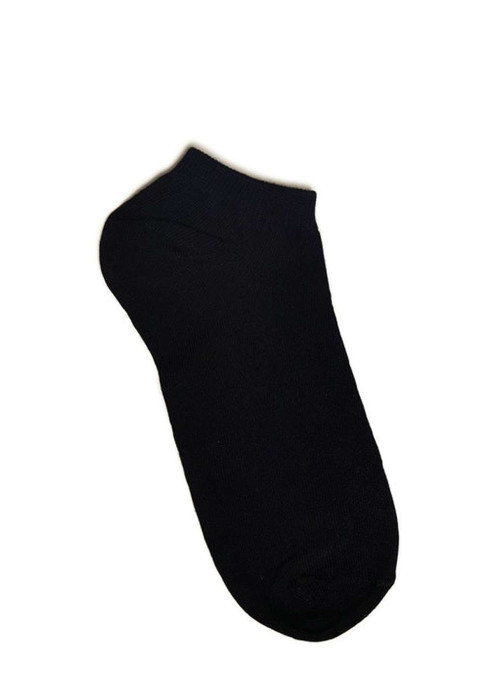 Lot de 5 paires de chaussettes noires unies basses identiques