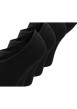 Thumbnail Lot de 5 paires de soquettes noires unies basses en coton mélangé identiques - Image 3