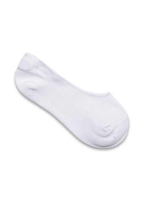 Lot de 5 paires de soquettes blanches unies basses et identiques