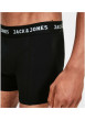 Thumbnail Lot de 2 Boxers noirs en coton unis avec taille élastiquée et marque brodée - Image 2