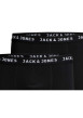 Thumbnail Lot de 2 Boxers noirs en coton unis avec taille élastiquée et marque brodée - Image 4