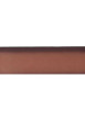 Thumbnail Ceinture en cuir marron avec une boucle métallique argentée rectangle - Image 4