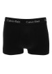 Thumbnail Lot de 3 Boxers en coton bleus unis avec taille élastiquées ton sur ton - Image 4