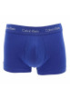Thumbnail Lot de 3 Boxers en coton bleus unis avec taille élastiquées ton sur ton - Image 7