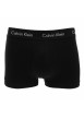 Thumbnail Lot de 3 Boxers en coton bleus unis avec taille élastiquées ton sur ton - Image 9