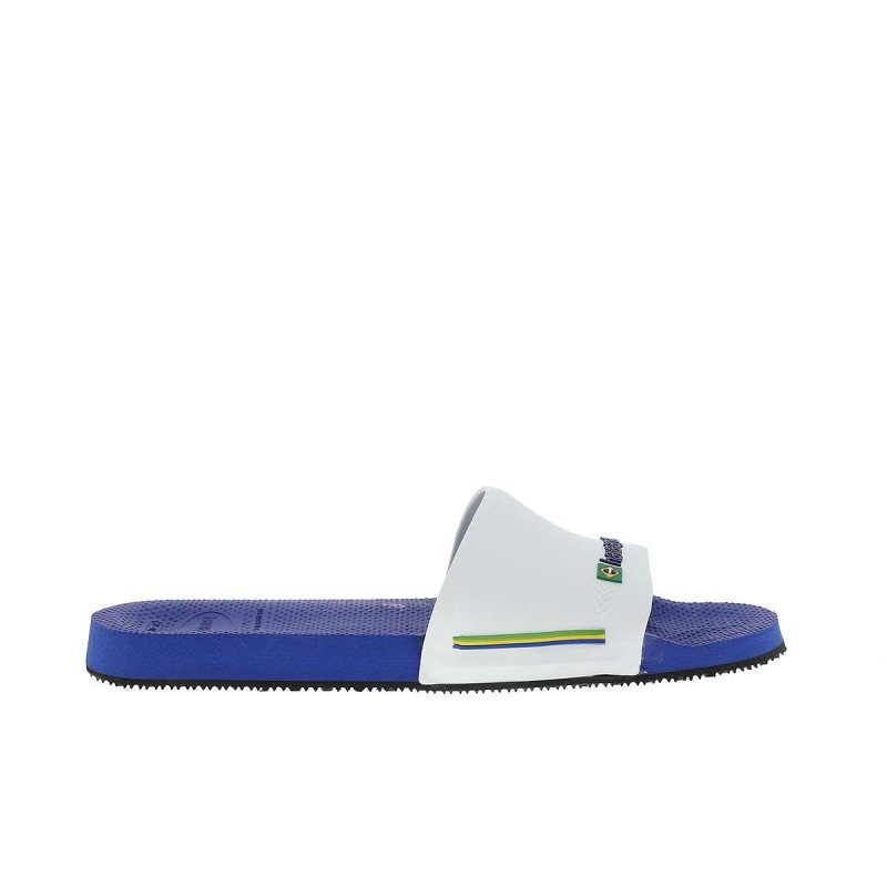 Havaianas - Tongs Slide Brasil Homme Bleu - Bleu Havaianas - Tongs Slide Brasil Homme Bleu - Bleu