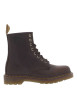 Thumbnail Bottines en cuir marron à talon décroché bas avec des lacets ronds - Image 8