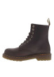 Thumbnail Bottines en cuir marron à talon décroché bas avec des lacets ronds - Image 18