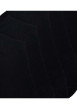 Thumbnail Lot de 5 paires de socquettes en coton Jacdongo noires unies - Image 2