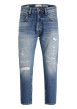 Thumbnail Jean coupe droite Frank stone délavé en coton