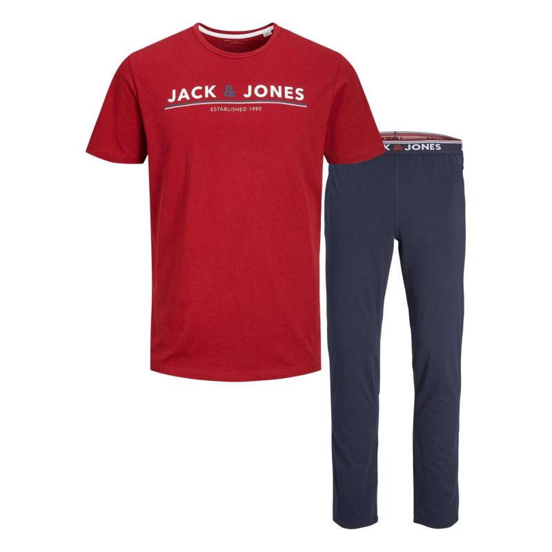 Jack & Jones - Coffret T-shirt Col Rond Et Pantalon En Coton Jacmont Multicolore - Multicolore Jack & Jones - Coffret T-shirt Col Rond Et Pantalon En Coton Jacmont Multicolore - Multicolore