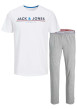 Thumbnail Coffret t-shirt col rond et pantalon en coton Jacmont multicolore