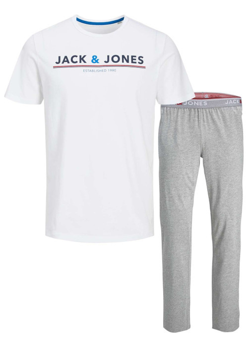 Coffret t-shirt col rond et pantalon en coton Jacmont multicolore