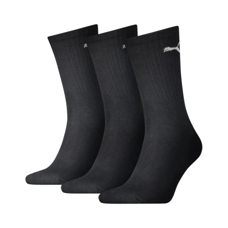 Lot de 3 paires de chaussettes noires en coton...