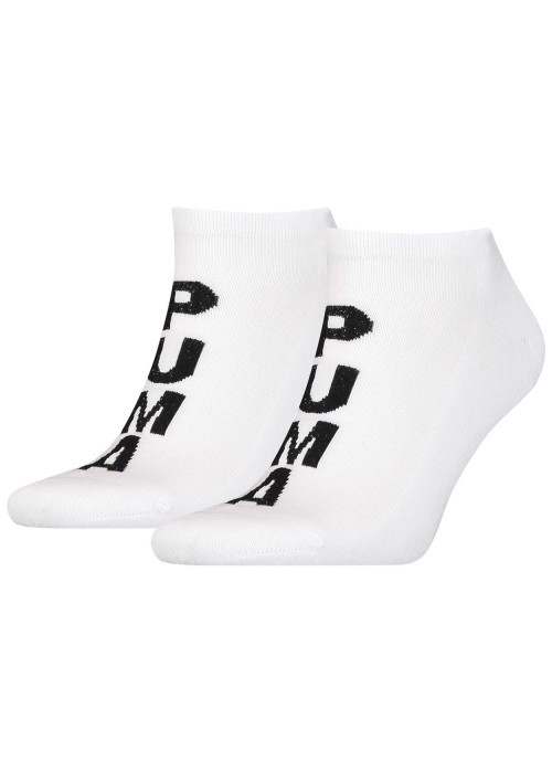 Lot de 2 paires de chaussettes blanches logotypées