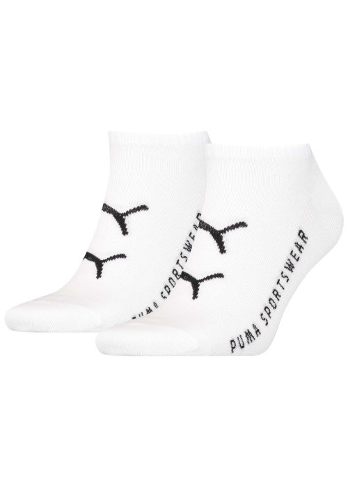 Lot de 2 paires de chaussettes blanches fantaisies en coton mélangé
