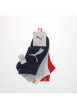 Thumbnail Lot de 4 paires de chaussettes basses multicolore en coton mélangé avec gros logo