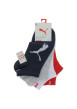 Thumbnail Lot de 4 paires de chaussettes basses multicolore en coton mélangé avec gros logo - Image 2