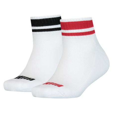 Lot de 2 chaussettes mi-hautes blanches...