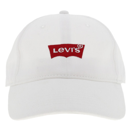 Casquette blanche en coton unie