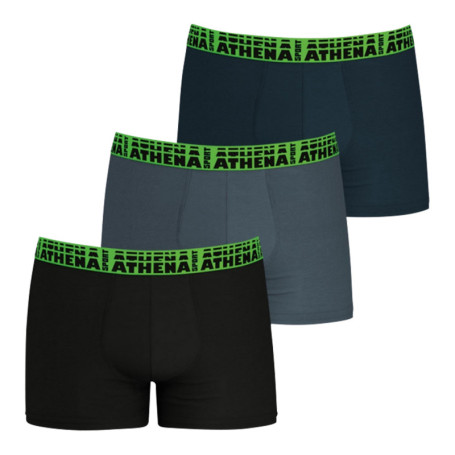 Lot de 3 boxers classiques en coton stretch...