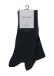Thumbnail Lot de 2 chaussettes hautes marine avec logo de la marque brodé sur la tige