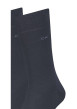 Thumbnail Lot de 2 paires de chaussettes hautes noires en coton mélangé unies - Image 2