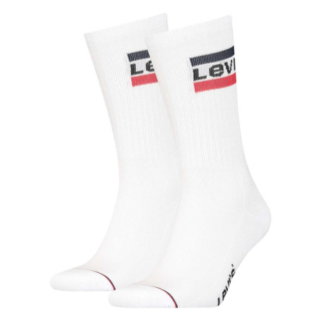Lot de 2 paires de chaussettes hautes blanches...