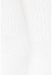 Thumbnail Lot de 2 paires de chaussettes hautes blanches en coton mélangé unies avec une coupe haute - Image 2