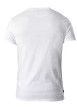 Thumbnail T-shirt blanc en coton biologique uni avec logo brodé coupe slim fit col rond à manches courtes - Image 5