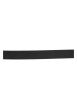 Thumbnail Ceinture Nylon noire en cuir de vache unie avec boucle plate - Image 2