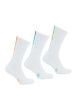 Thumbnail Lot de 3 paires de chaussettes hautes blanches brodées en mutlicolore